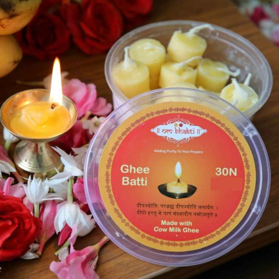 Om Bhakti Ghee Cotton Wick Big