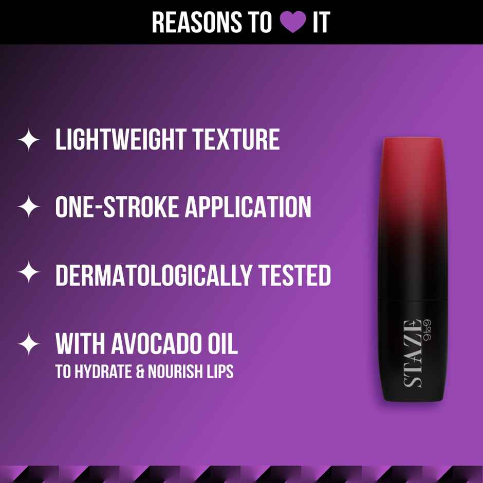 Staze 3 in 1 Transferproof Matte Lipstick | 03 Caramel Rose