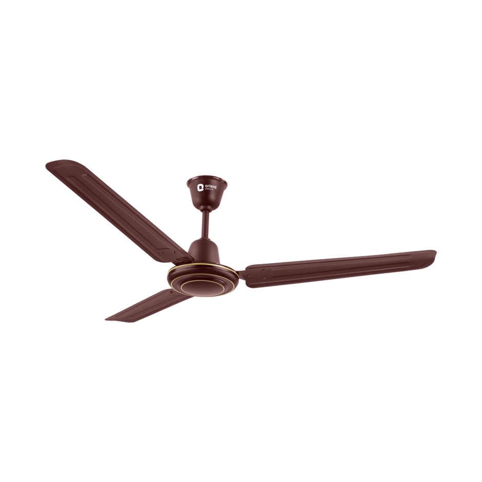 Orient Electric Apex-FX Ceiling Fan,1200mm,BEE Star Rated,Energy Efficient Fan,Rust Resistant,Brown