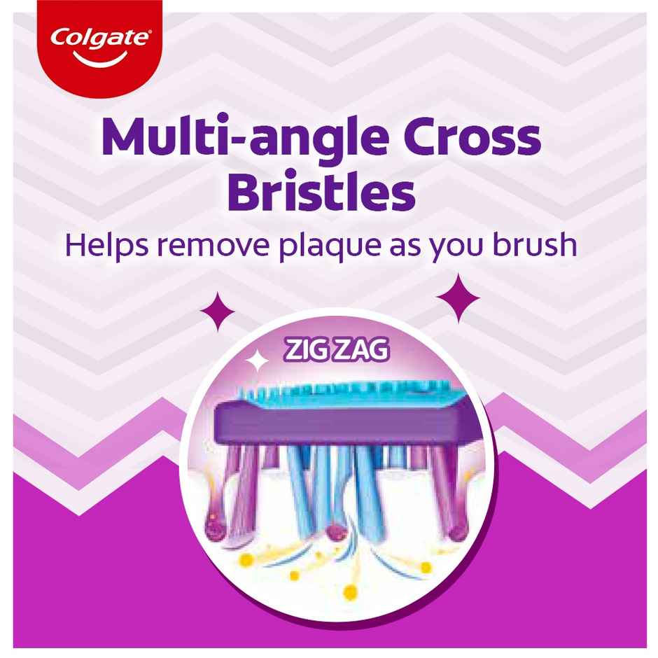 Colgate ZigZag Medium Bristle Toothbrush