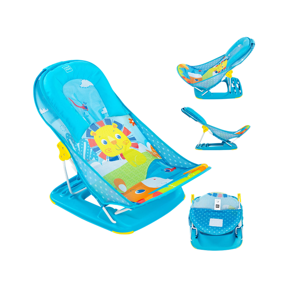 Mee Mee Newborn Baby Bather Bath Chair For Newborns And Infants | 0-12 Months | Blue