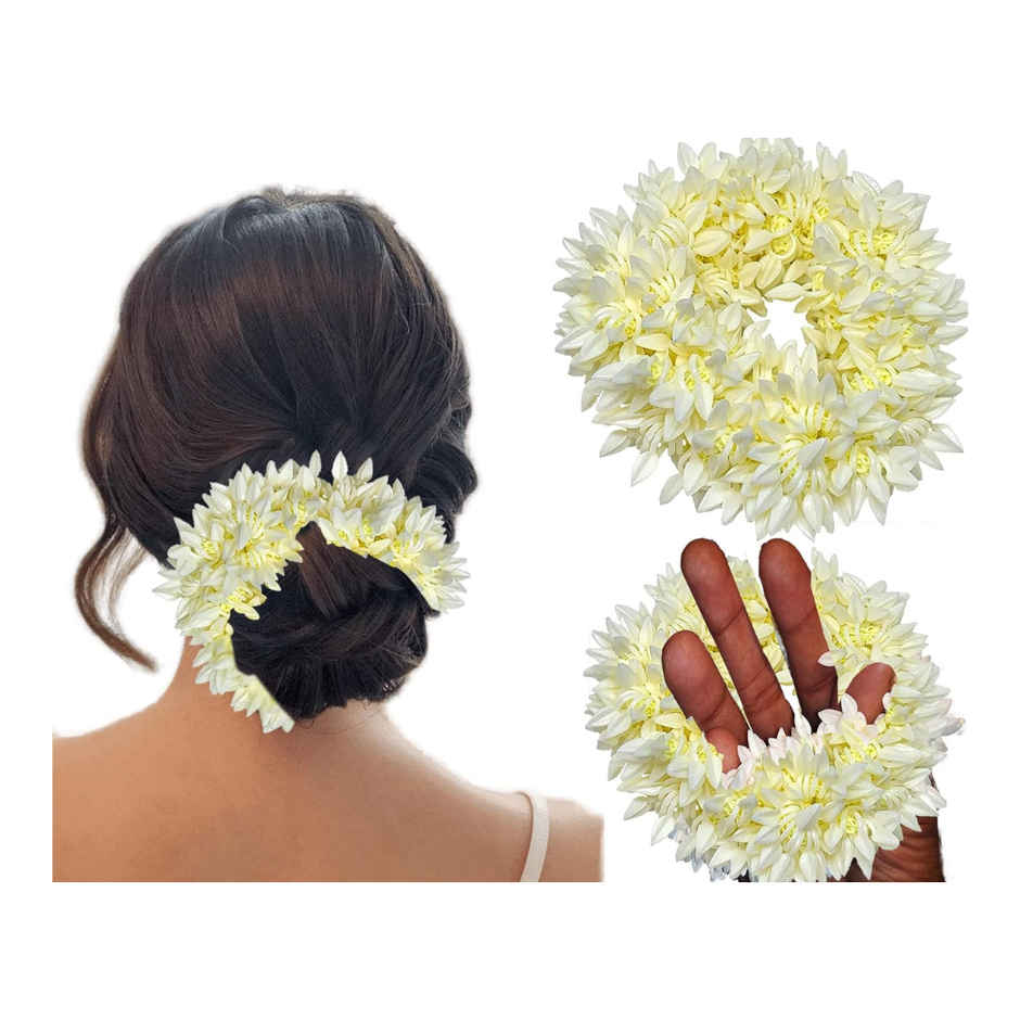 Se7en Artificial Mogra Bow Plastic Flowers