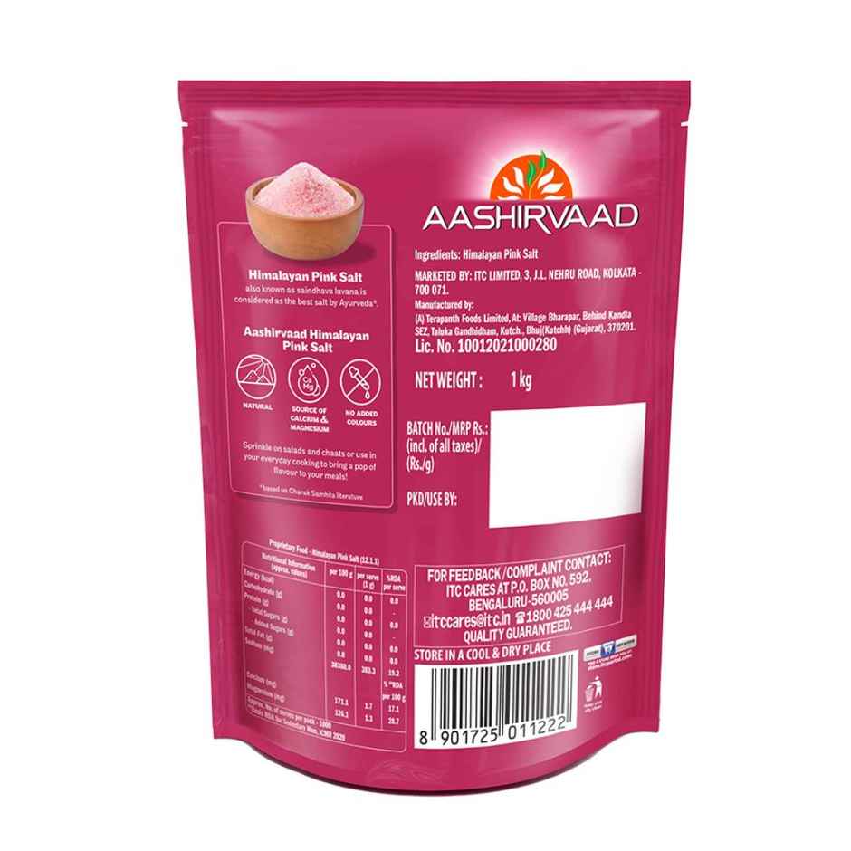 Aashirvaad Himalayan Pink Salt (Sendha Namak/Rock Salt)