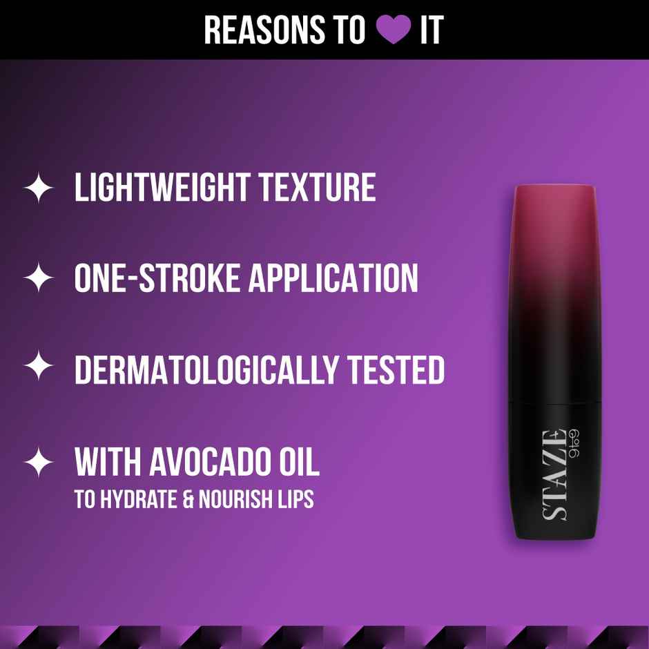 Staze 3 in 1 Transferproof Matte Lipstick | 04 Nude Orchid