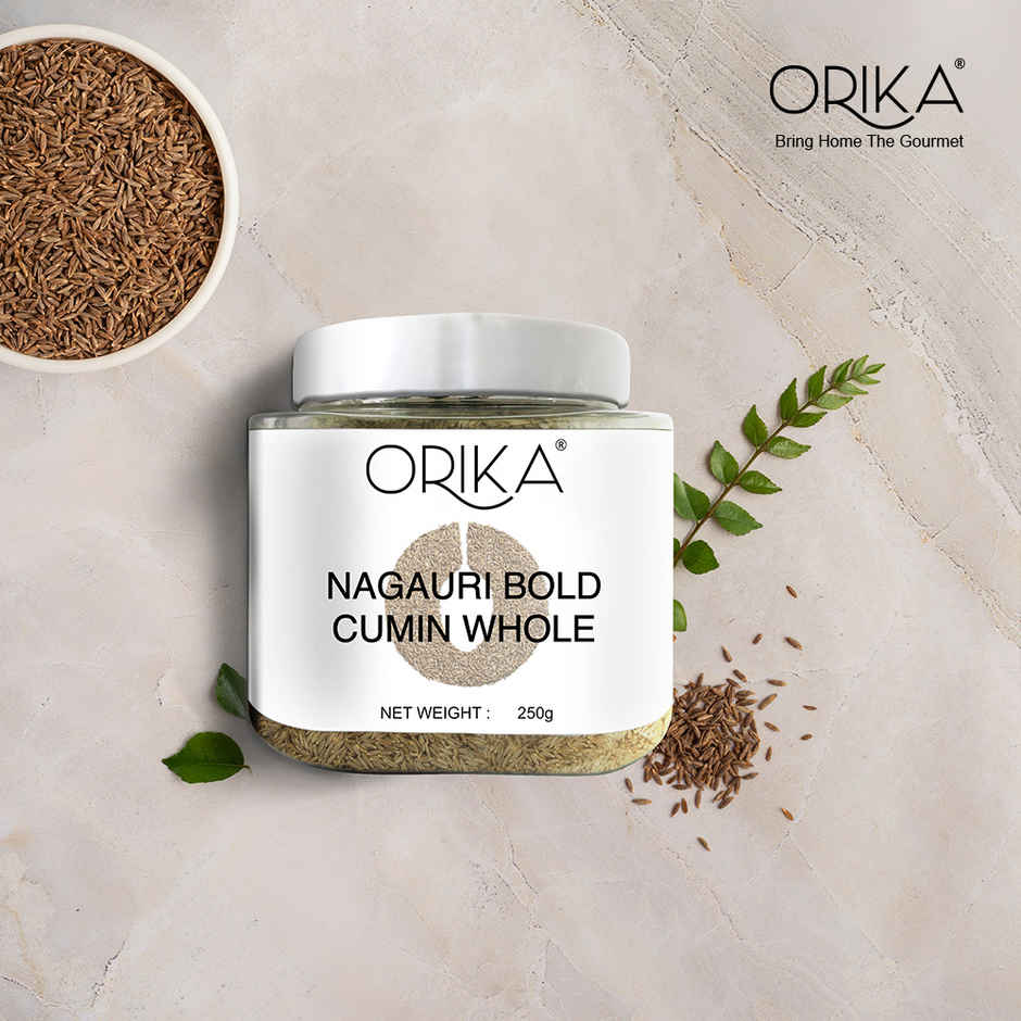 Orika Nagauri Cumin Whole | Sabut Jeera Jar