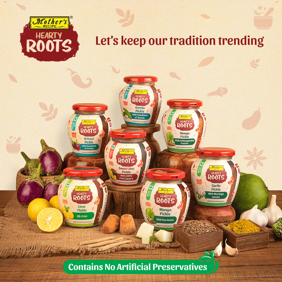 Mothers Recipe Hearty Roots Garlic Pickle With Moringa Leaves