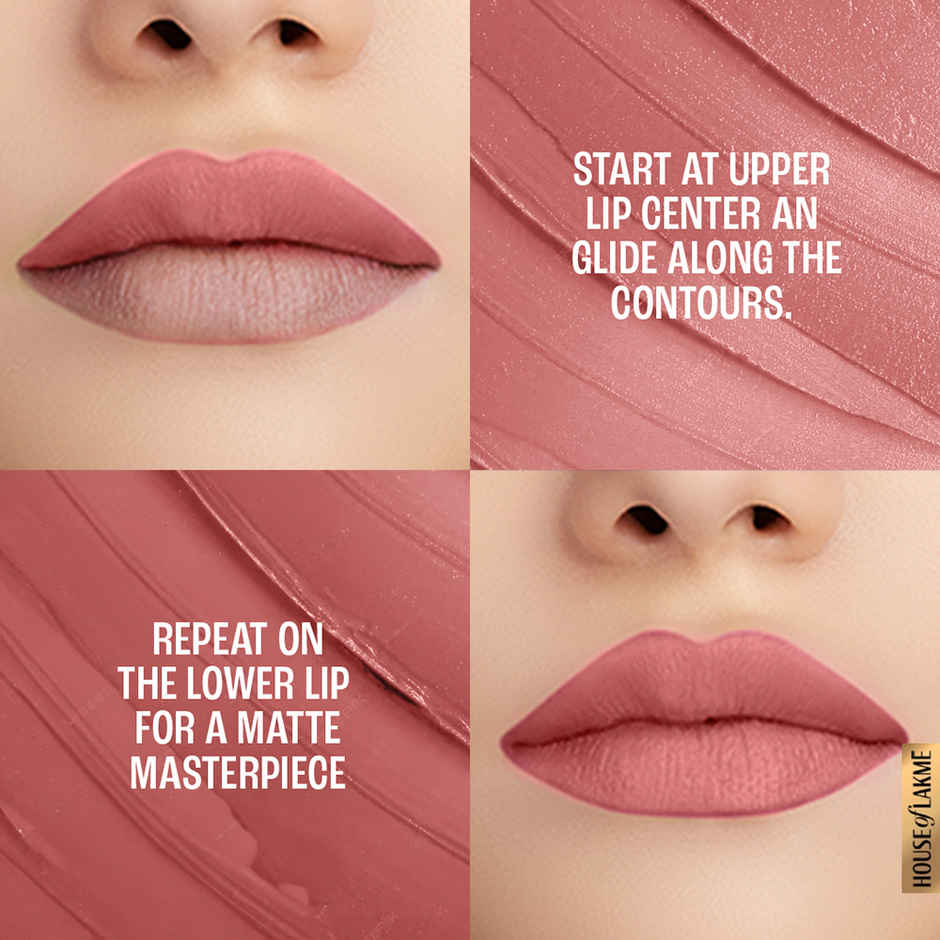 Lakme 9to5 Powerplay Priming Matte Lipstick | Lasts 16 hrs | Red Rust