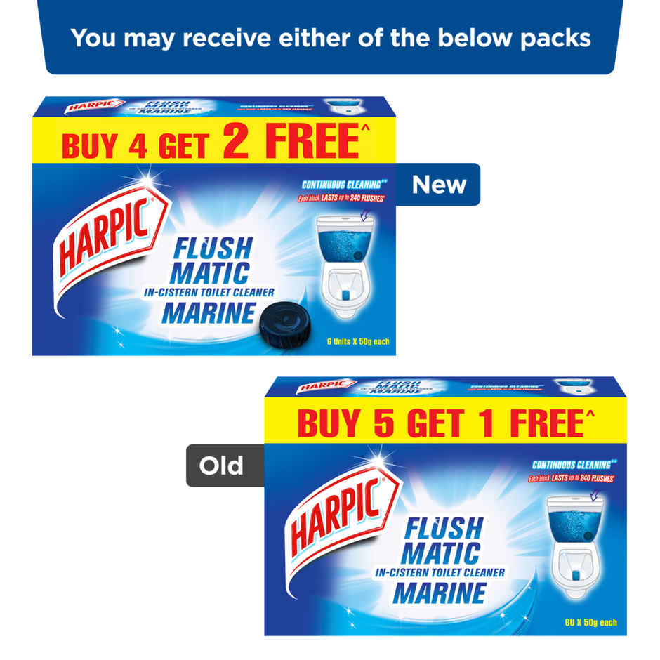 Harpic Flushmatic Marine Toilet Cleaner Blocks