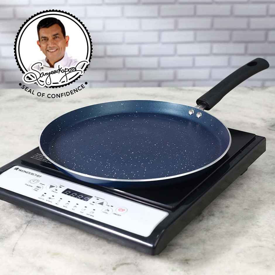 Wonderchef Galaxy Dosa Tawa 28Cm, Midnight Blue, 2 Years Warranty