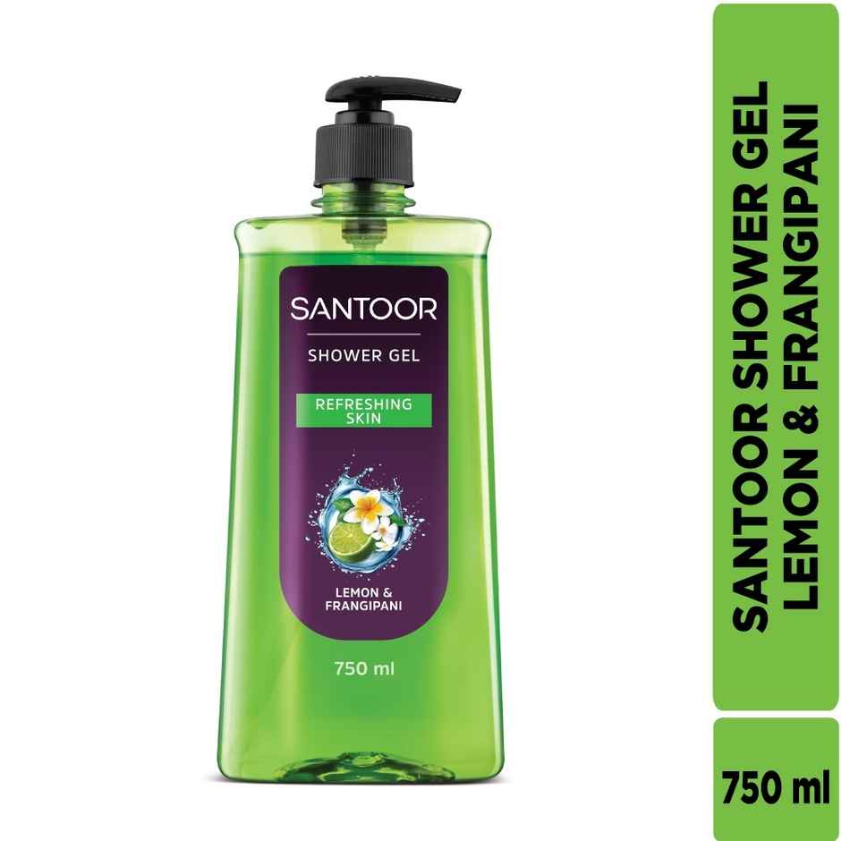 Santoor Shower Gel Lemon And Frangipani