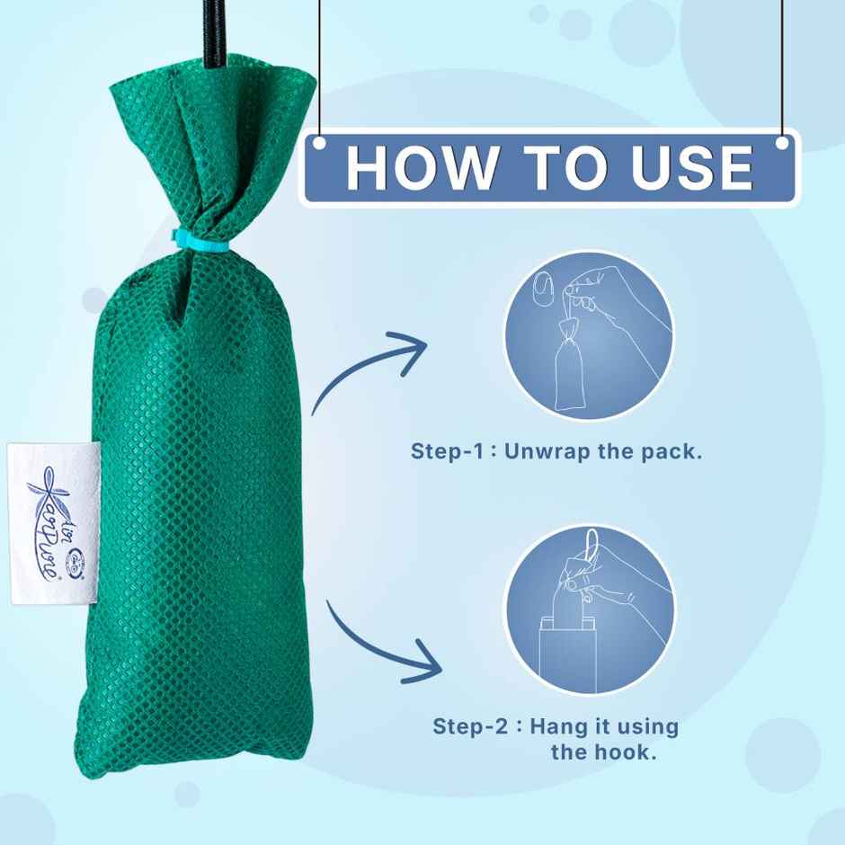 Eucalyptus Camphor Pouch by Air Karpure | Car, Bathroom & Room Freshener | From House of Cycle