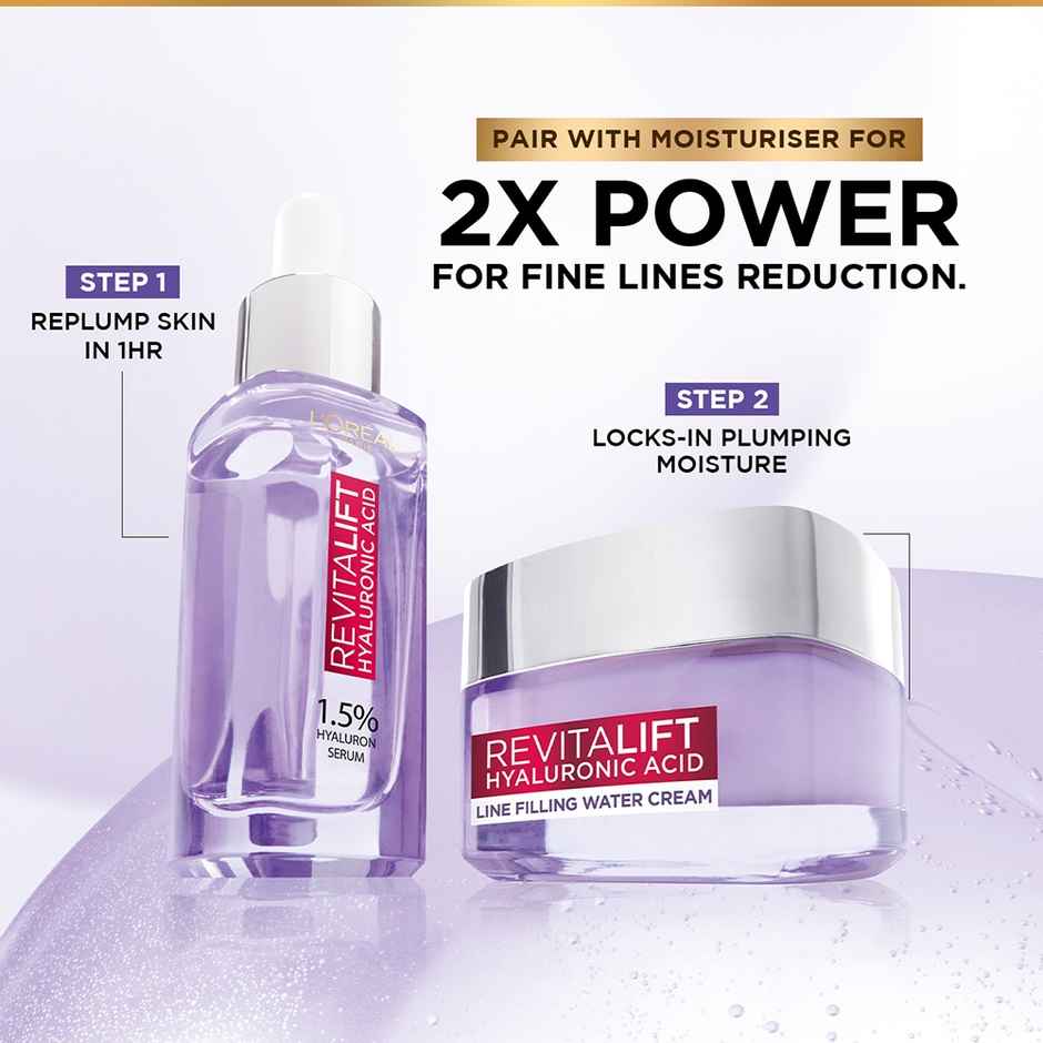 L'Oreal Paris Revitalift Hyaluronic Acid Serum Lightweight & Hydrating Face Serum