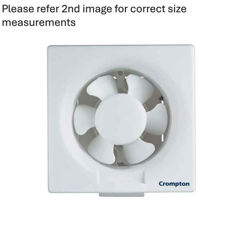 Crompton Brisk Air Neo Exhaust Fan, 200mm/8 inch, for Kitchen, Bathroom and Office, White