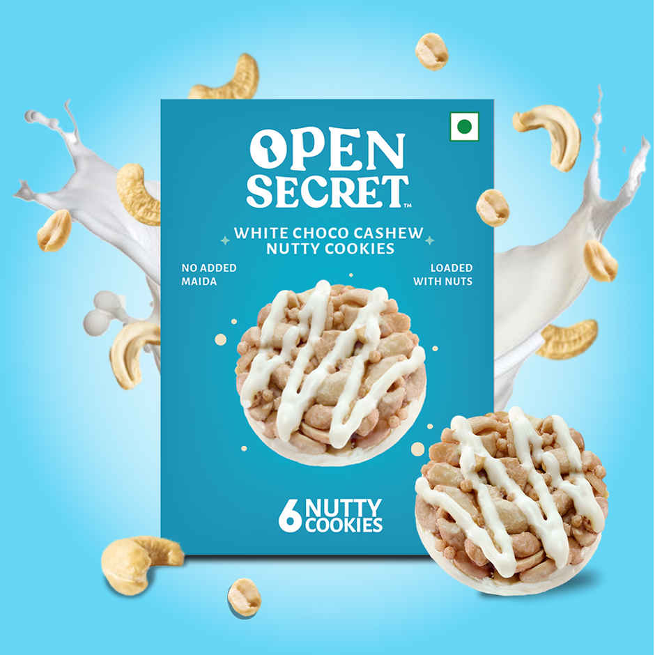 Open Secret Zero Maida White Chocolate Protein Cookies