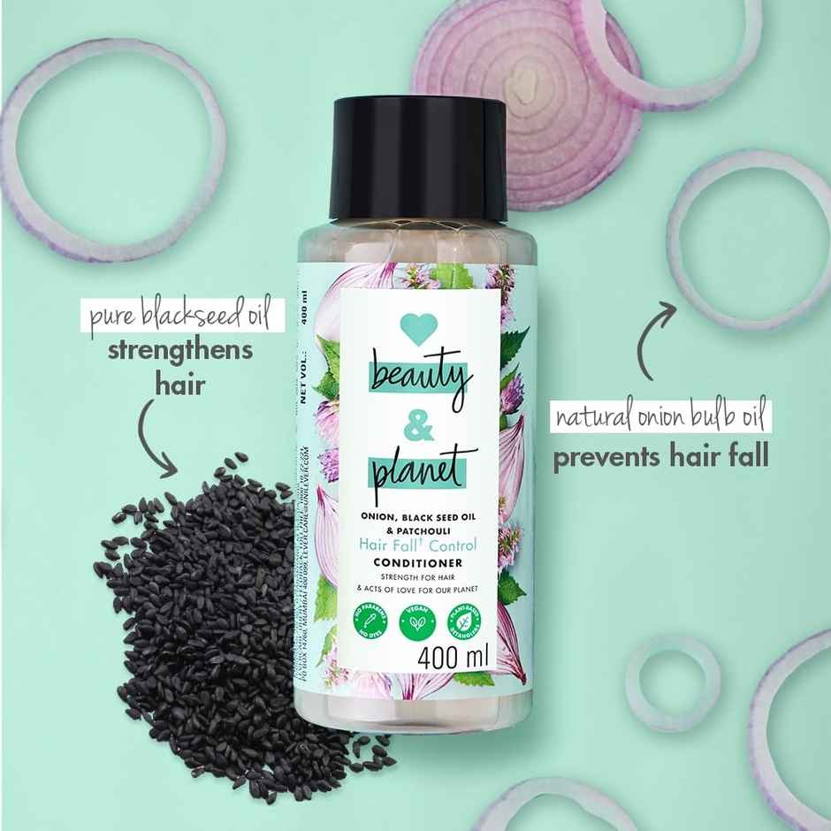 Love Beauty & Planet Onion Blackseed & Patchouli Hairfall Control Conditioner
