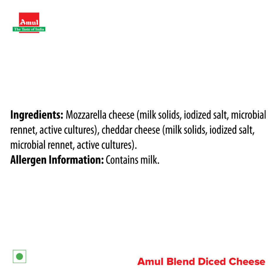 Amul Diced Cheese Blend