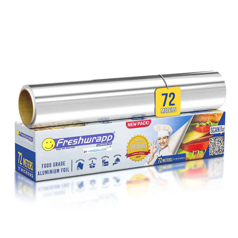 Hindalco Fresh wrapp Aluminium Foil - 72 m