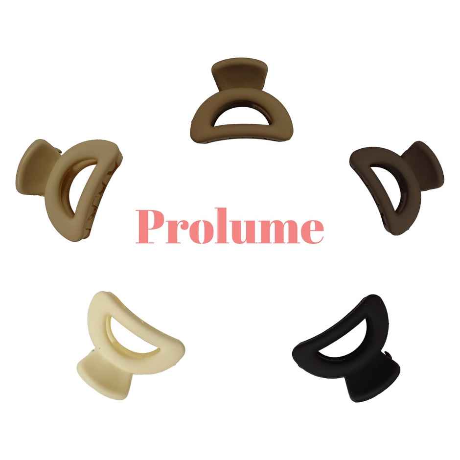 Prolume D Shape Small Cluthers Hair Clips Accessories For Women/Girl
