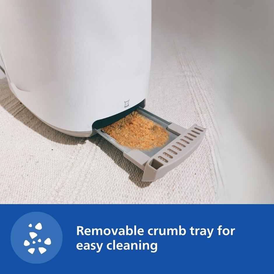 Philips HD2582/00 830 W Toaster - Auto Shut Off Protection