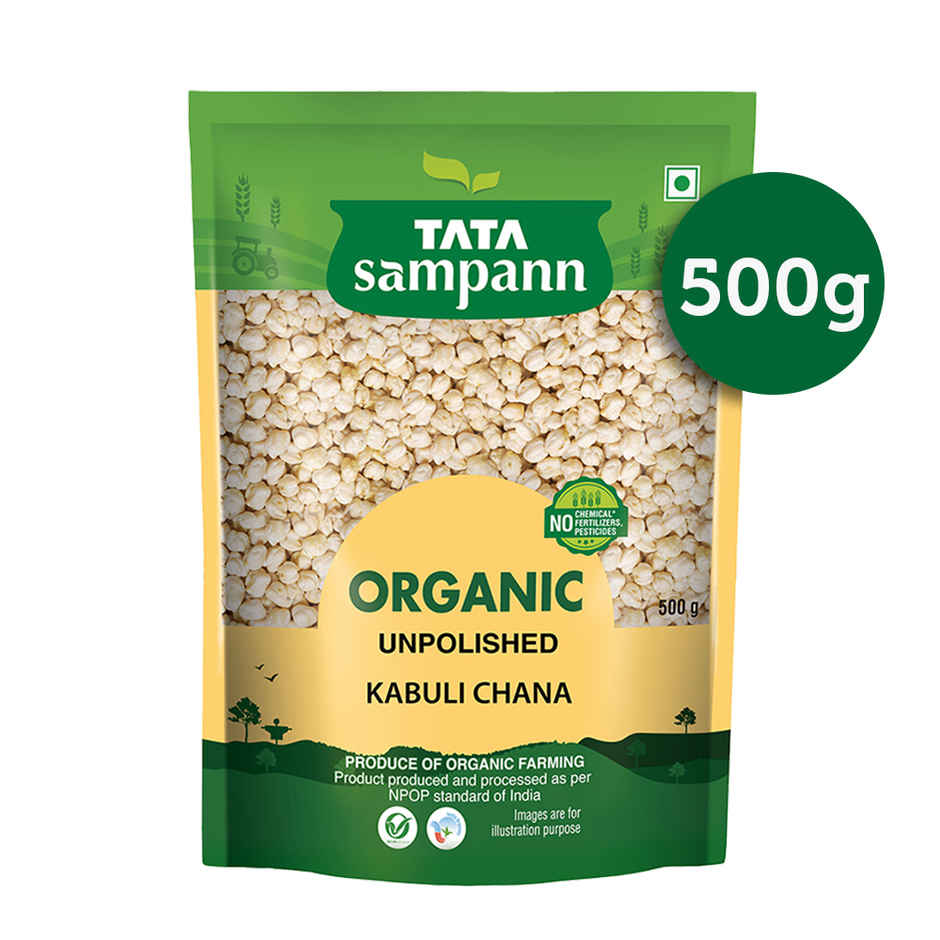 Tata Sampann Organic Unpolished Kabuli Chana