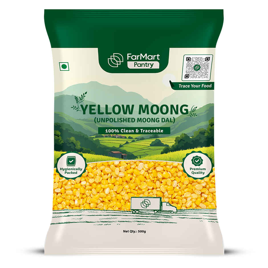 Farmart Pantry Yellow Moong Dal Split