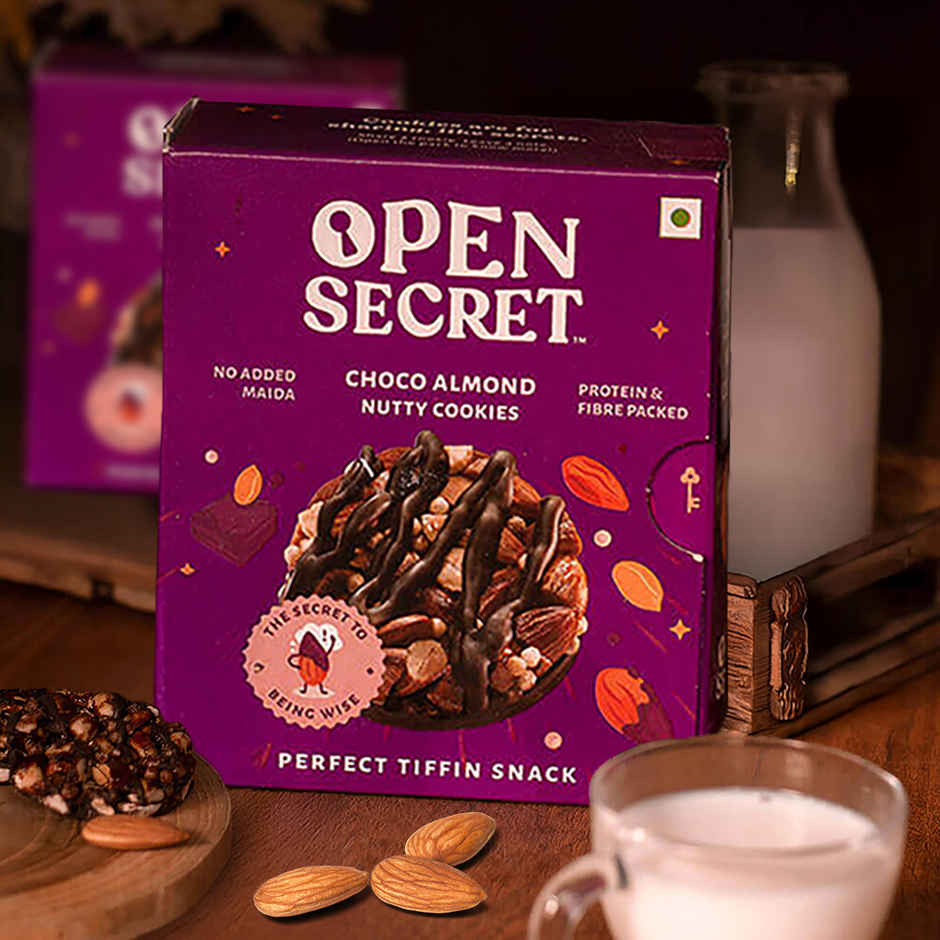 Open Secret Zero Maida Chocolate Almond Flavoured Biscuits | Artificial Flavour-free Combo