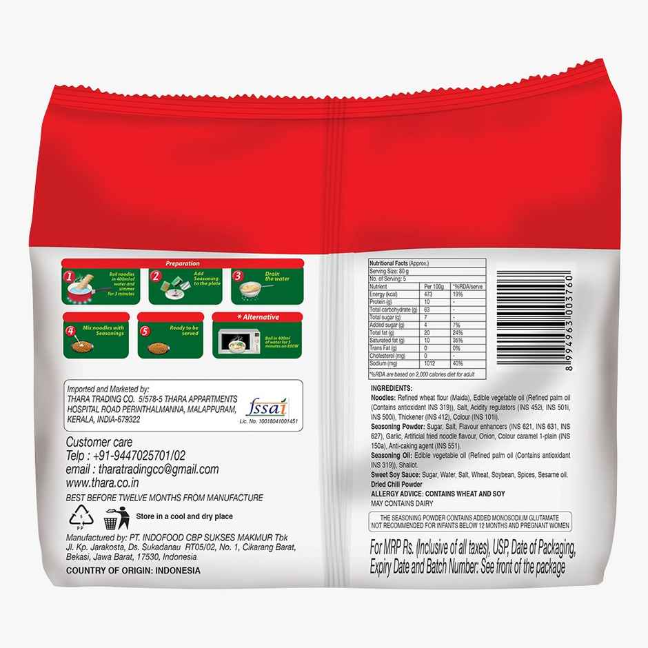 Indomie Instant Noodles Mi Goreng Flavour Family Packs