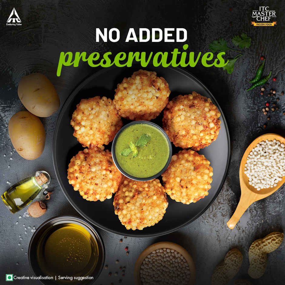 ITC Master Chef Sabudana Tikki | No Onion | No Garlic | 8 pieces