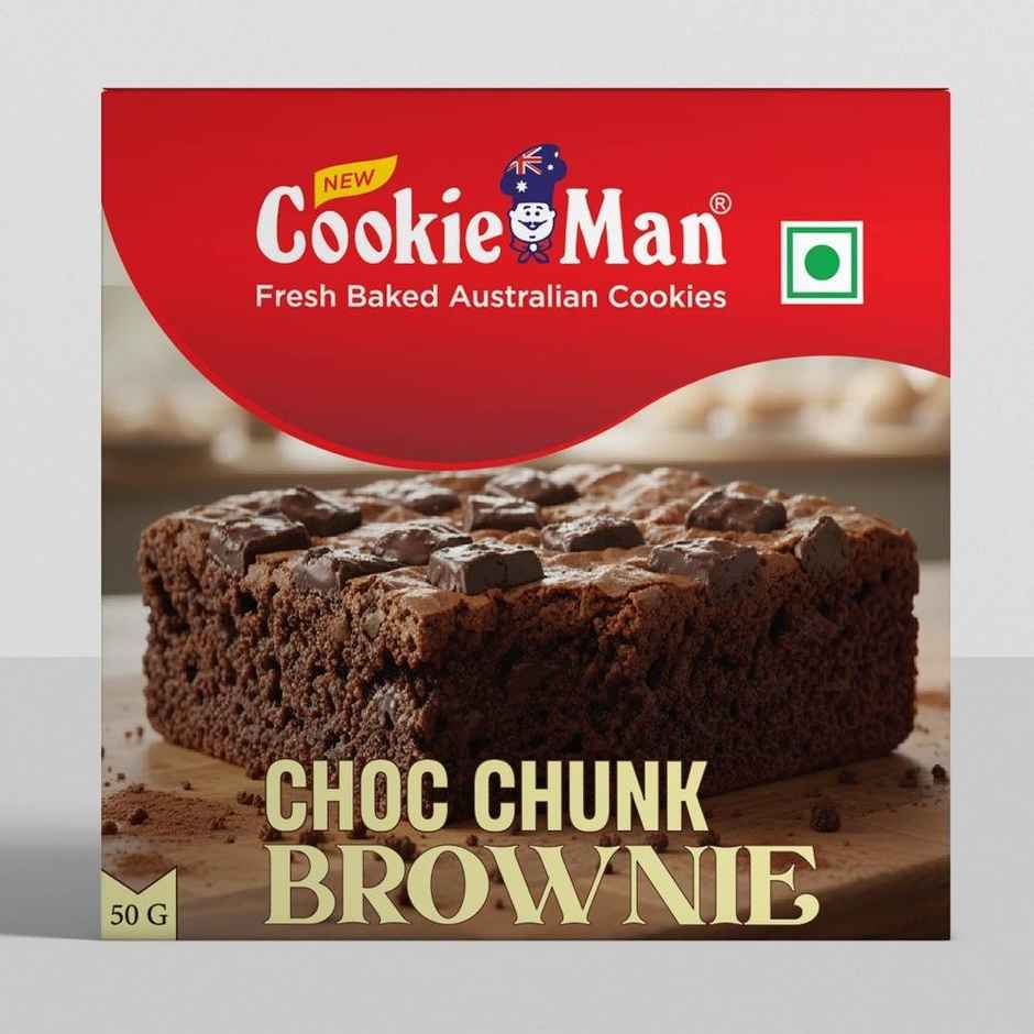 Cookie Man Premium Choc Chunk Brownie