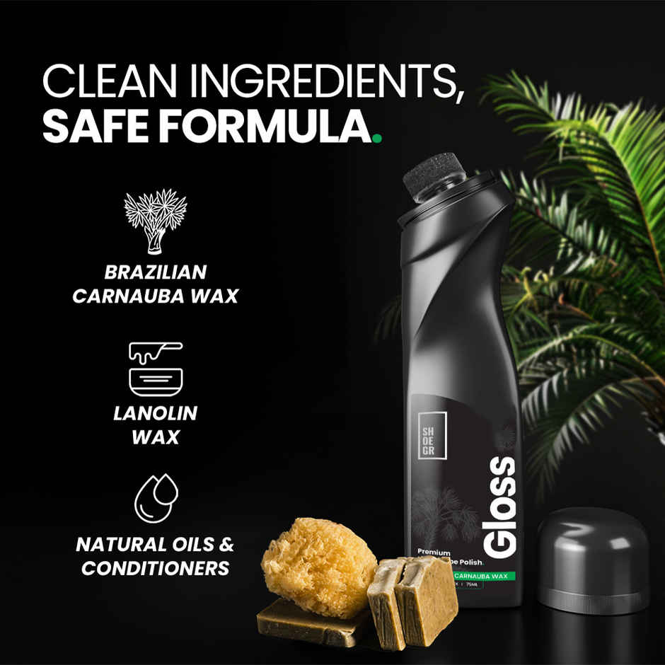 SHOEGR Premium Liquid Shoe Polish Combo | Black - Brown