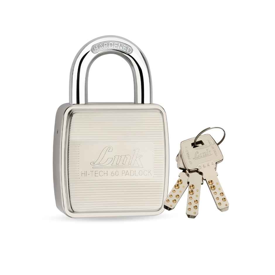 Link HT-60 mm Lock with 3 hi-tech Keys | Locks for Home