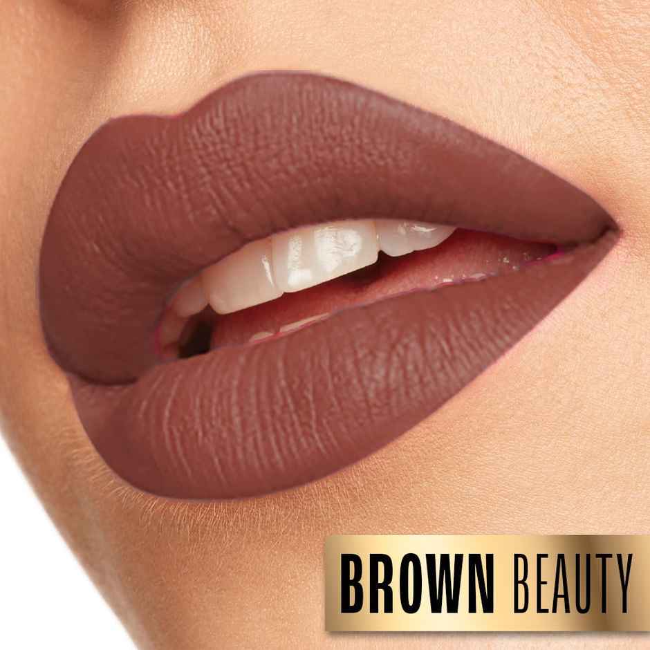 Lakme Absolute Beyond Matte Lip 301 BrownBeauty