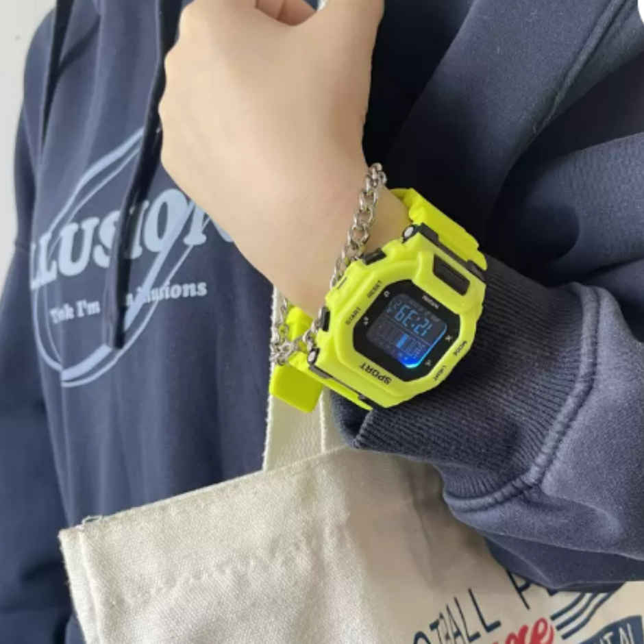 Kids Digital Watch | Multifunctional| Green | Se7en