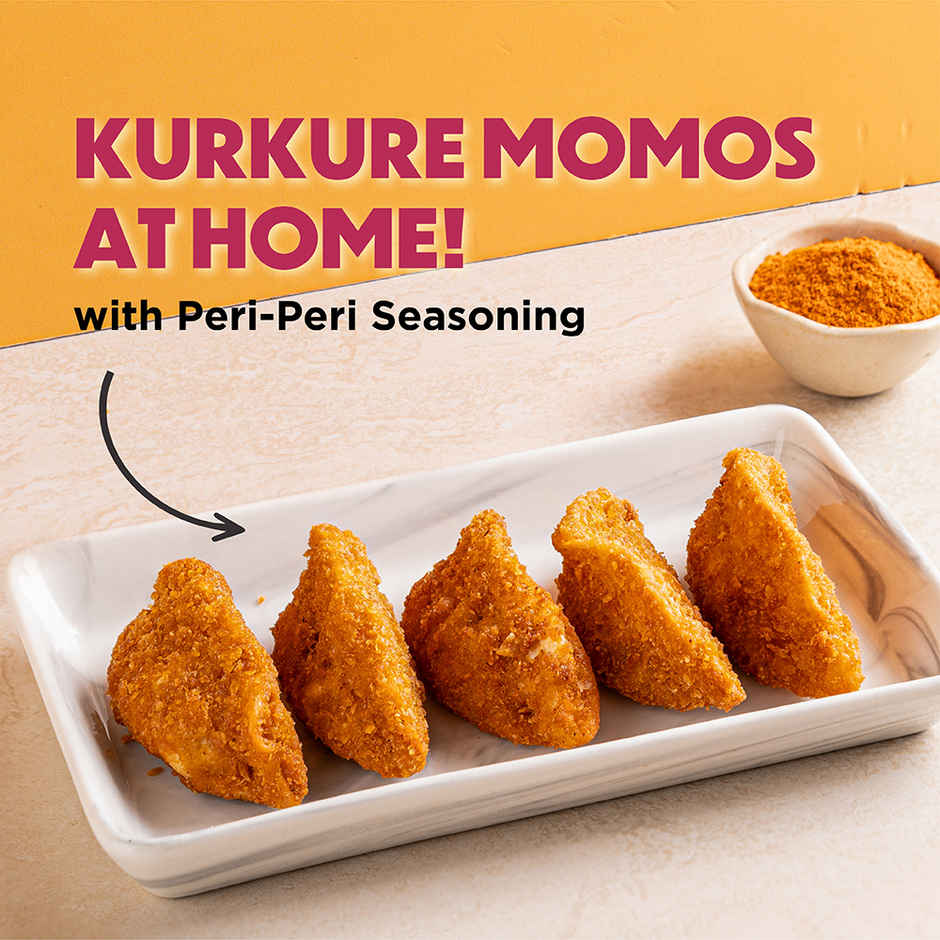 Prasuma Crunchy Chicken Momos - Kurkure Momos(380gms) & Prasuma Korean Fried Chicken - Spicy K-Bbq(275gms) Combo