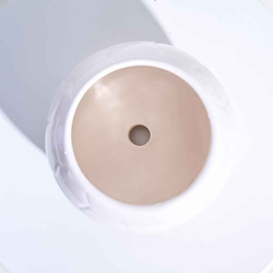 Uagoo Football Ceramic Pot (White)