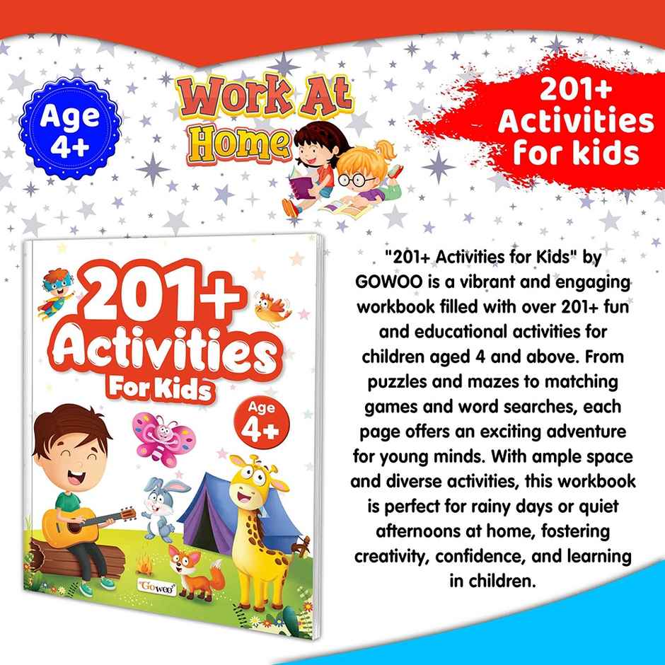 201+ Activities for Kids for Age 4+ - Early Learning Activities for Children | Kids Activity Book