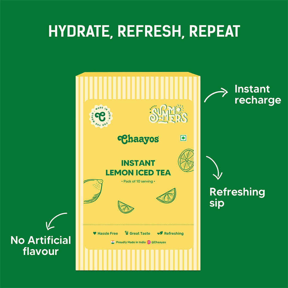 Chaayos Lemon Instant Ice Tea Premix