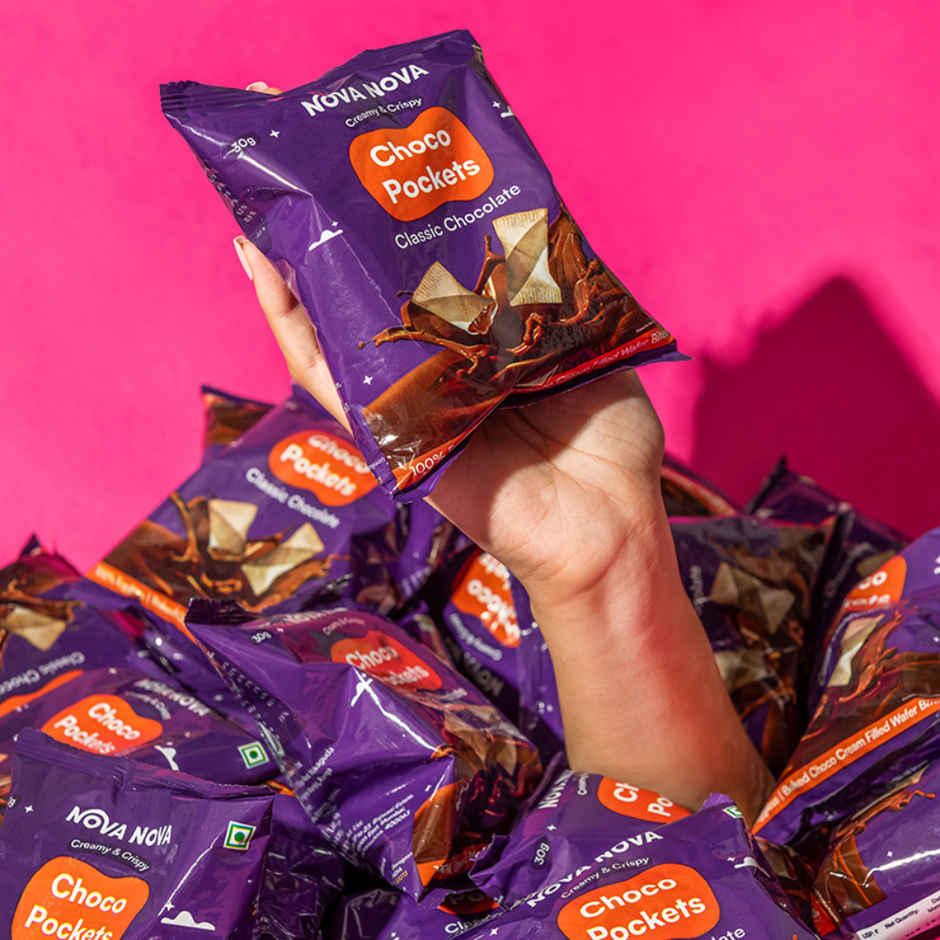 Nova Nova Choco Pockets | Mini Treats | Classic Chocolate