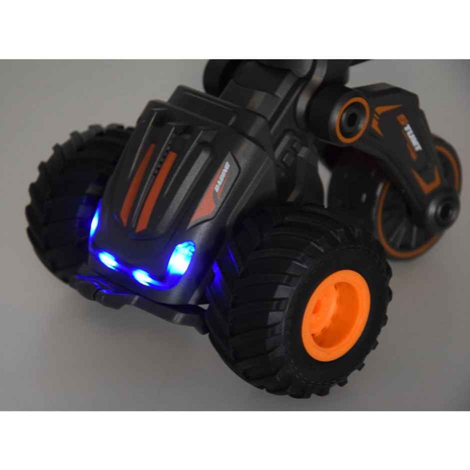 Toyshine Rc 3-Wheeled Stunt Bubble Car | With Light and Music For Kids - Assorted