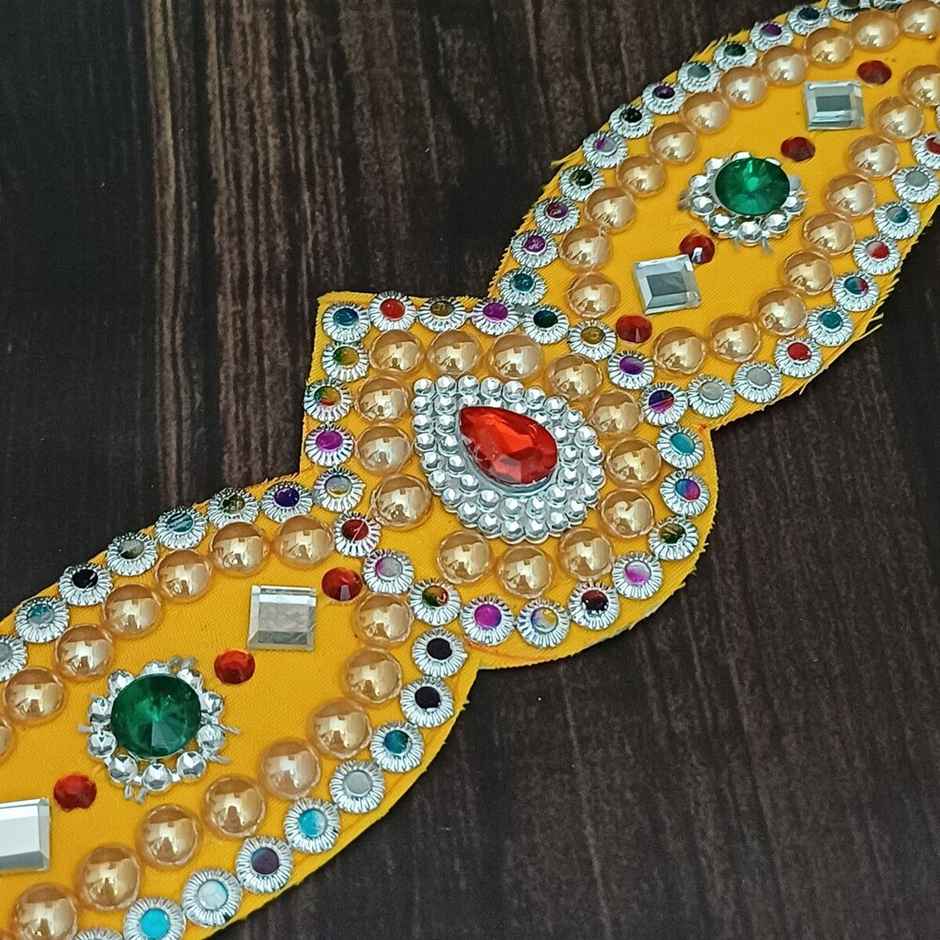 Kids Belt With Moti Work | 21 x 5 cm | Gullak