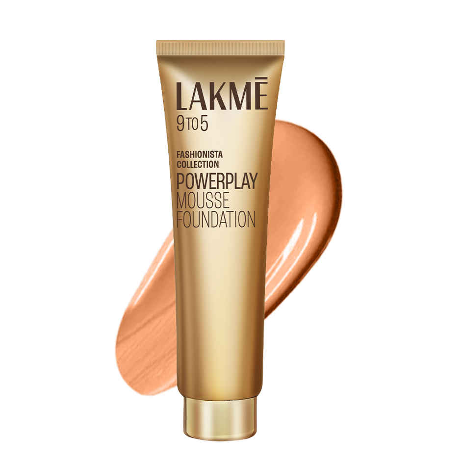 Lakme 9 To 5 Powerplay Mousse Foundation | Rose Ivory