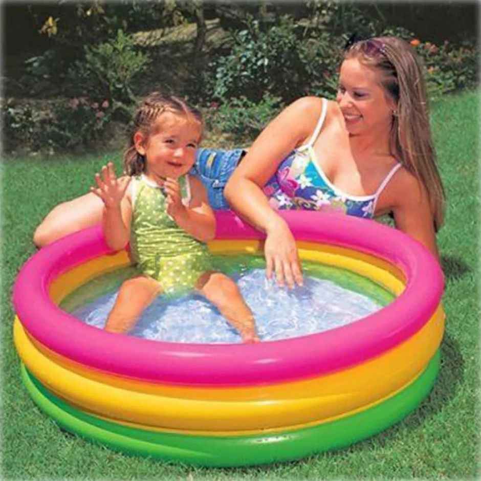 Toyshine Intex 3 Feet Kids Pool | Colorful Fun for Ages 2-5