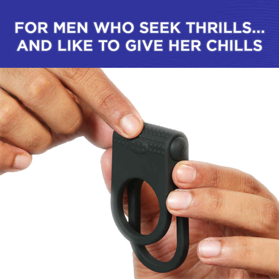 Skore Thrills Dual Strap Vibrating Ring | Compact & Convenient