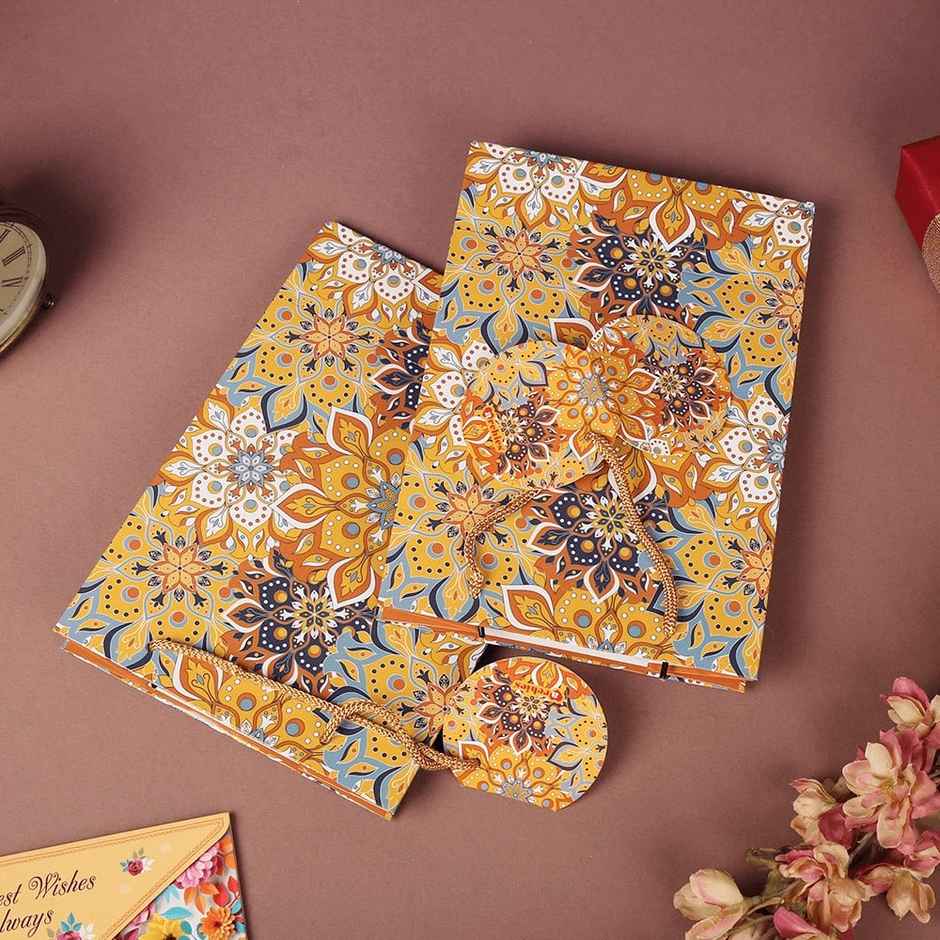 Mustard Design Printed Paper Gift Bag | Small | Archies