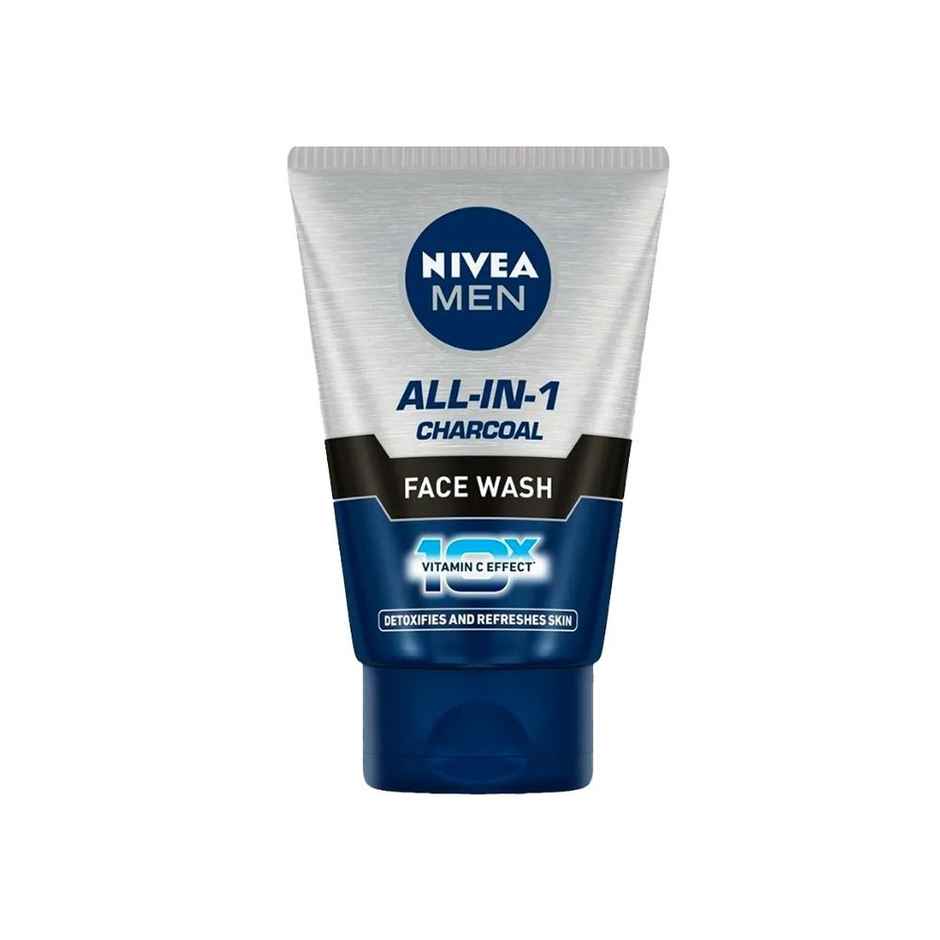 Nivea Men Dark Spot Reduction Face Cream (75ml) & Nivea Men Face Wash All In 1 Charcoal (100g) & Nivea Fresh Active Underarm Roll On 72H Protection (50ml) Combo