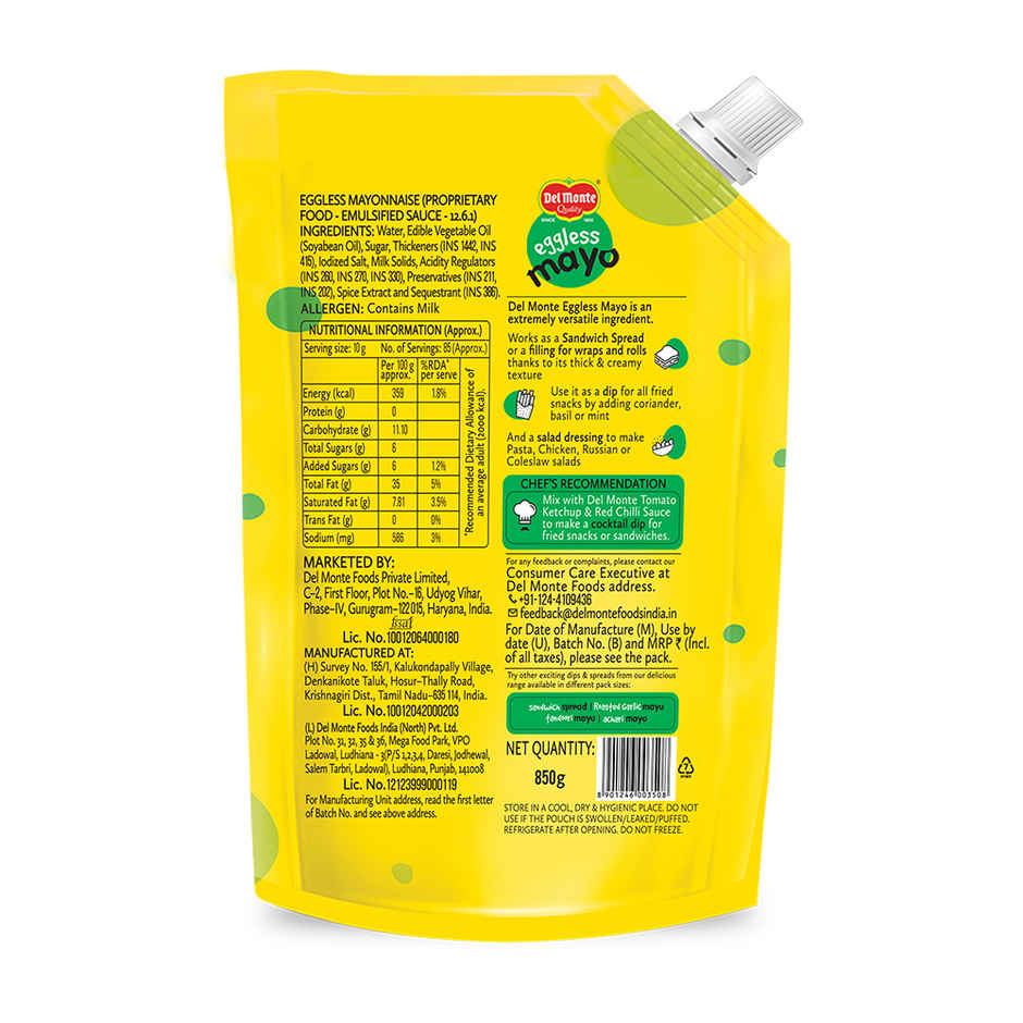 Del Monte Eggless Mayo