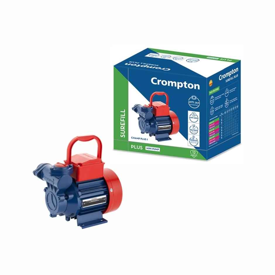 Crompton Champ Plus I | 1 Hp | Residential Water Pump Self Priming Regenerative