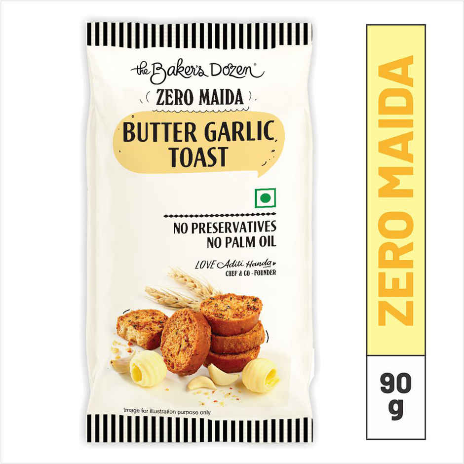 Banana Walnut Cake(150gms) & Butter Garlic Toast(90gms) Combo