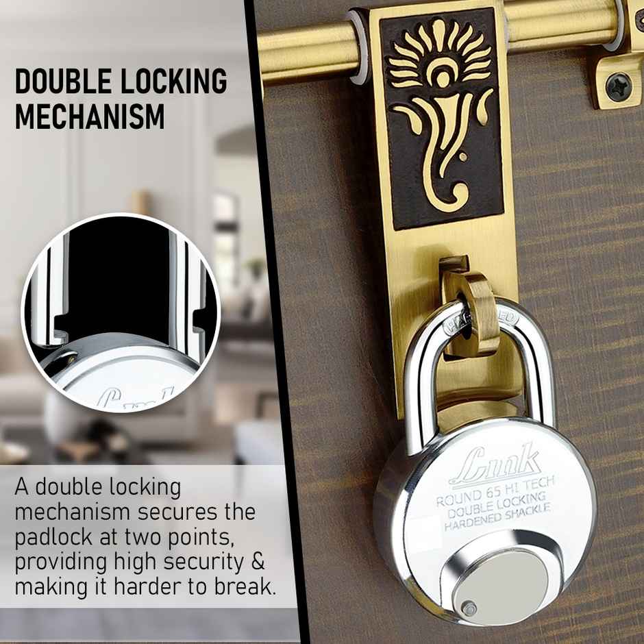 Link stainless steel HT-Round 65 mm padlock