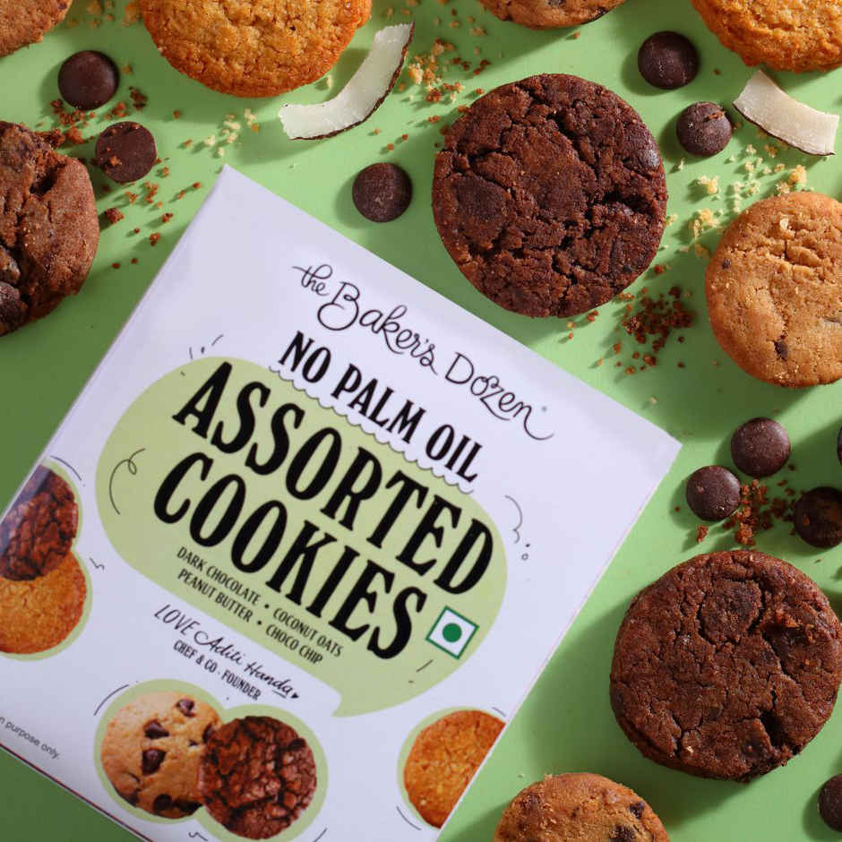 The Baker's Dozen Assorted Cookies | Dark Chocolate, Coconut Oats & Peanut Butter Cookies